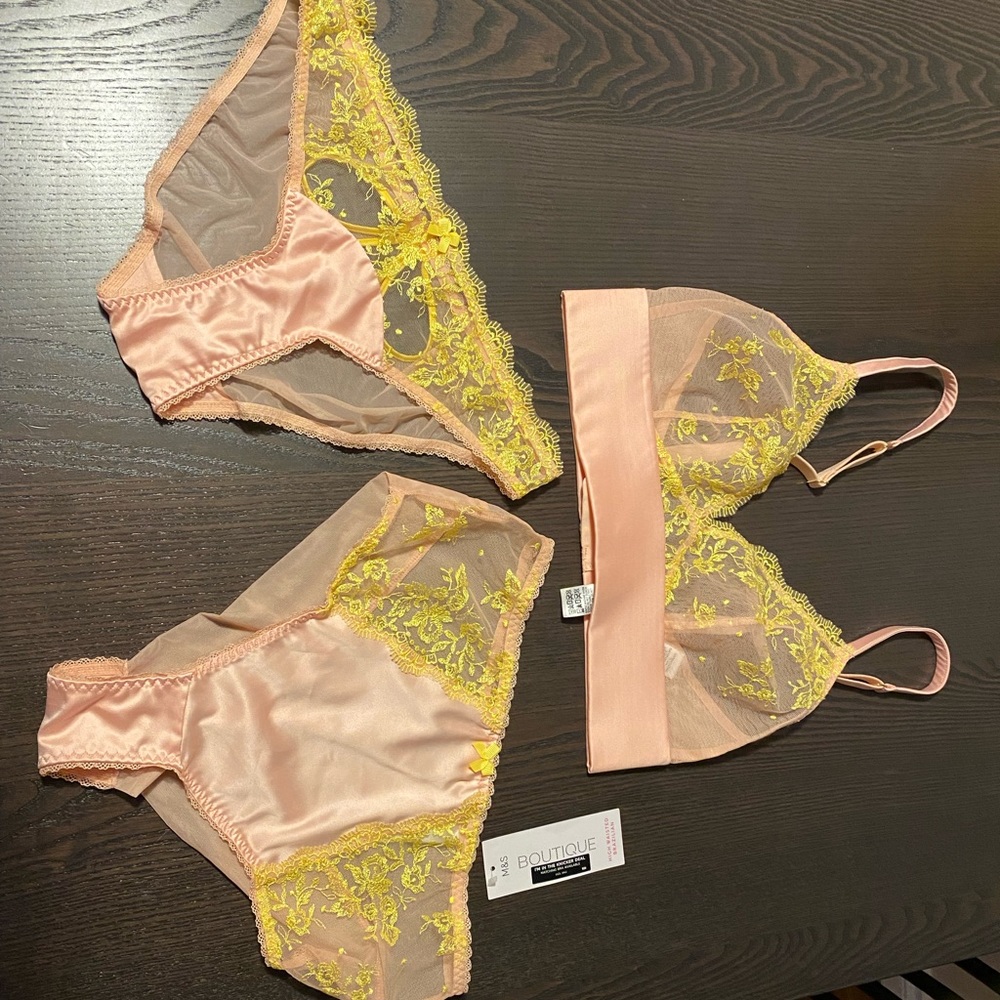 Marks and Spencer lingerie set.
